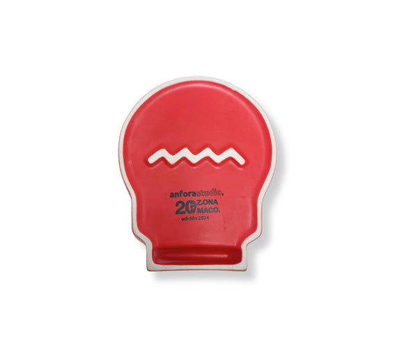 ZⓈONAMACO Red ceramic ashtray