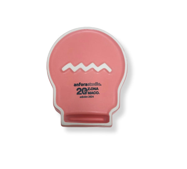 ZⓈONAMACO Pink ceramic ashtray