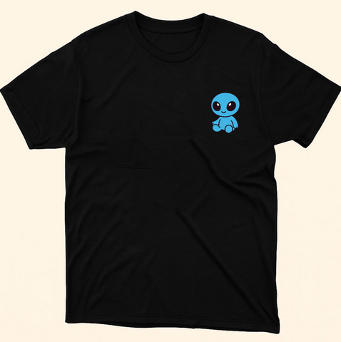 ZⓈONAMACO LAB adult black/blue t-shirt