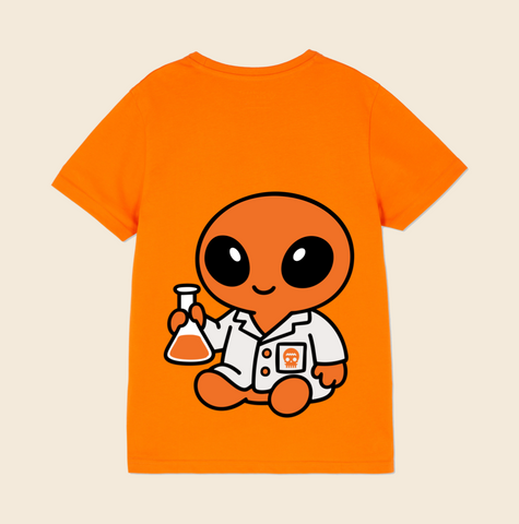 ZⓈONAMACO LAB children orange t-shirt