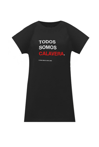Todos somos calavera ZⓈONAMACO T-shirt for women